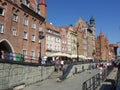 Poland, Gdansk - the DÃâugie PobrzeÃÂ¼e street.